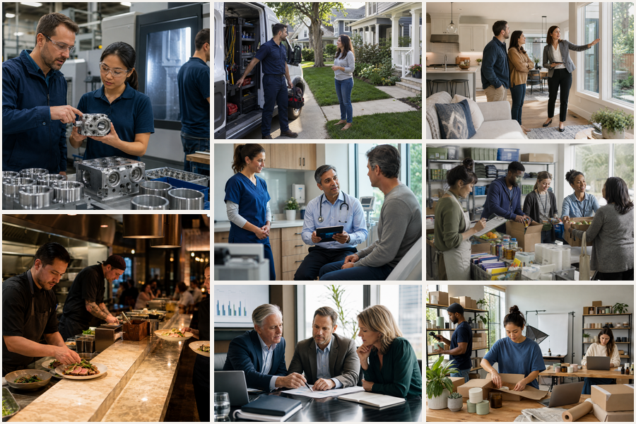 Industries served by Arch, a full-service marketing agency in Columbus, Ohio
